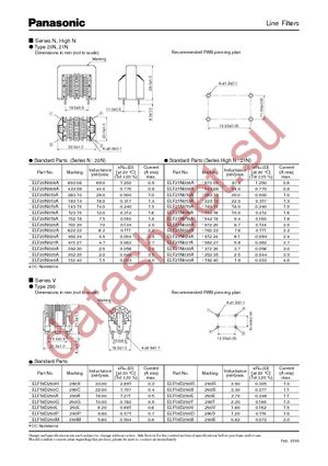 ELF-21V027A datasheet  